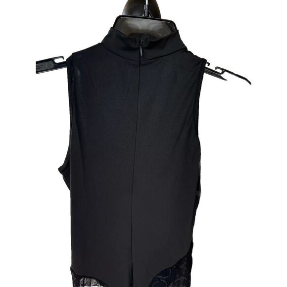 Sheer Mesh Black Jumpsuit XS-2XL | Sexy Clubwear Bodysuit One-Piece Baddie Fit - Picture 7 of 10